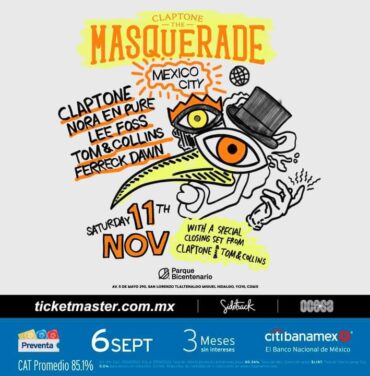 Claptone presenta The Masquerade 2023 en Parque Bicentenario