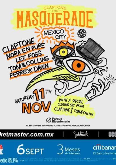 Claptone presenta The Masquerade 2023 en Parque Bicentenario