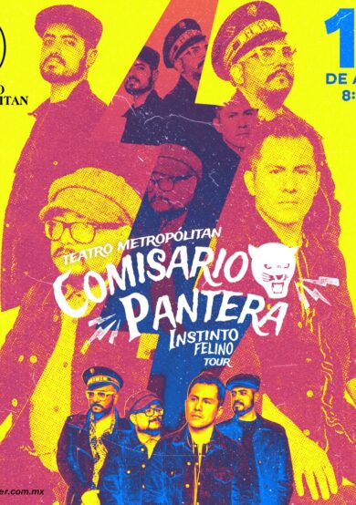 Comisario Pantera se presentará en el Teatro Metropólitan