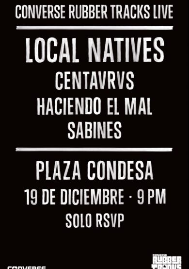 Converse Rubber Tracks Live presenta: Local Natives