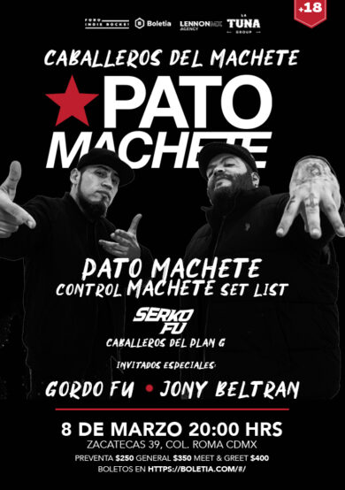 Pato Machete se presentará en el Foro Indie Rocks!
