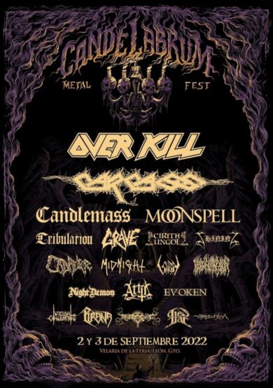 Overkill y Moonspell en Candelabrum Metal Fest