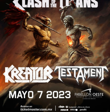 Kreator y Testament llega a la CDMX con Klash of the Titans