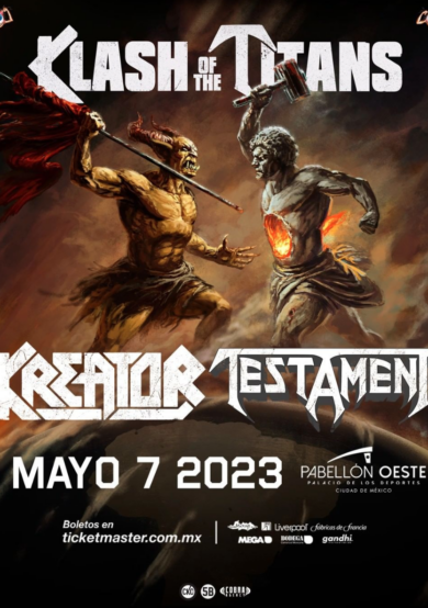 Kreator y Testament llega a la CDMX con Klash of the Titans