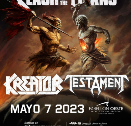 Kreator y Testament llega a la CDMX con Klash of the Titans