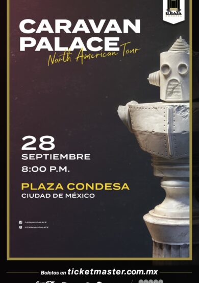 Caravan Palace en concierto en El Plaza Condesa