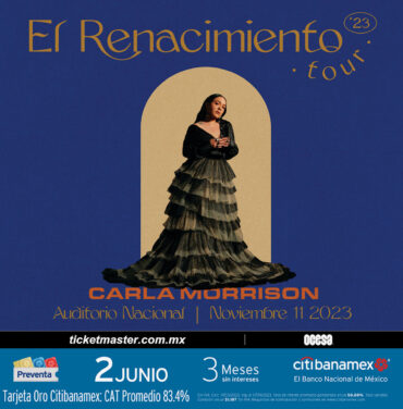 Carla Morrison se presentará en el Auditorio Nacional