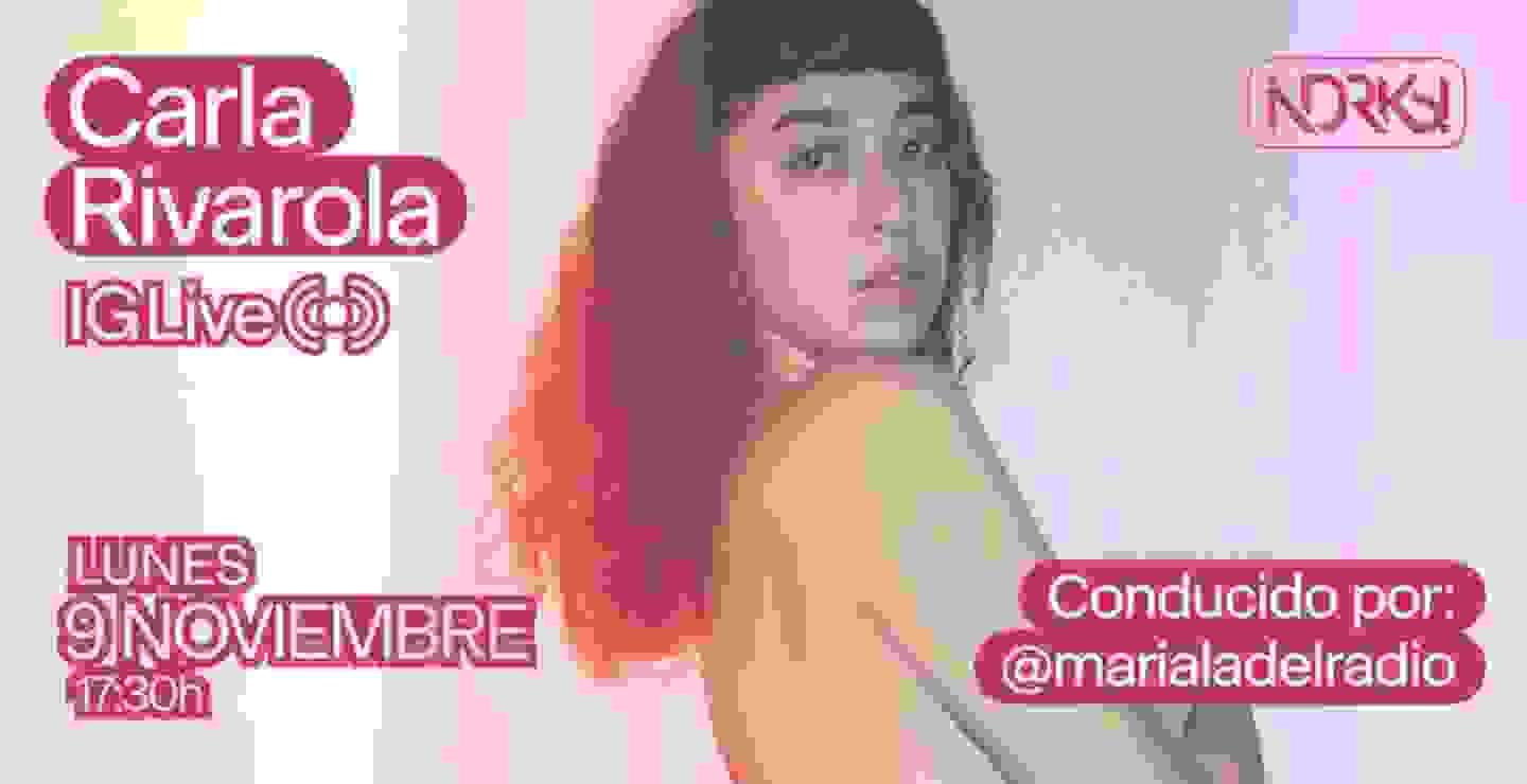 Carla Rivarola estará platicando a través de IG Live de Indie Rocks!