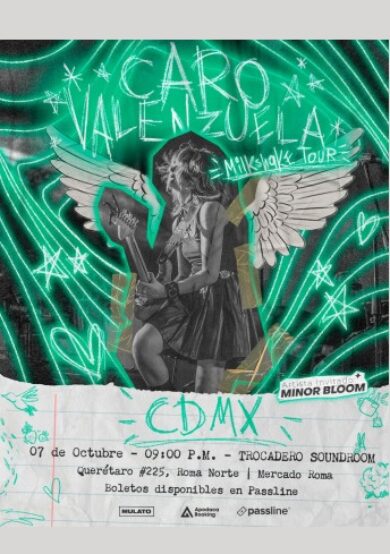 Caro Valenzuela tendrá concierto en Trocadero Soundroom