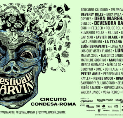 Conoce los horarios del Festival Marvin 2022