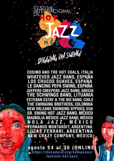 Sé parte del Festival Internacional de Hot Jazz México