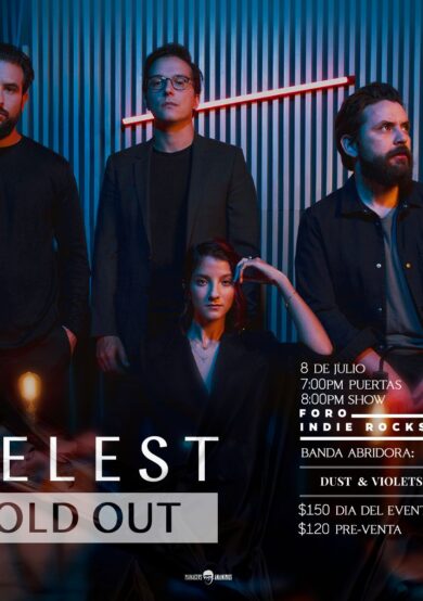 Sold out: Celest ofrecerá concierto en el Foro Indie Rocks!