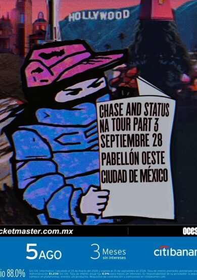 PRECIOS: Chase & Status conquistará el Pabellón Oeste