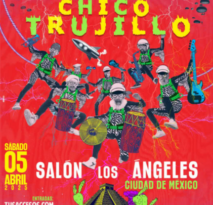 Chico Trujillo celebrará 25 años de fiesta en el Salón Los Ángeles