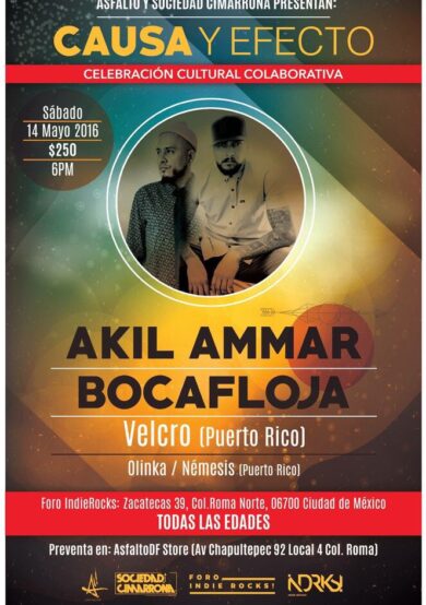 Akil Ammar y Bocafloja en el Foro Indie Rocks!
