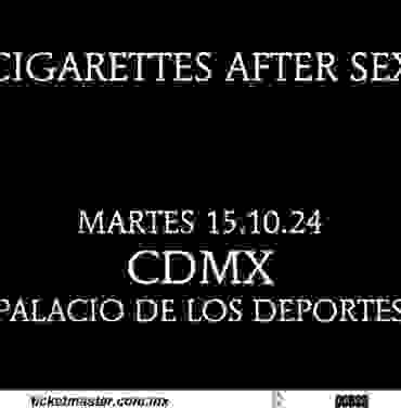 PRECIOS: Cigarettes After Sex llegará al Palacio de los Deportes