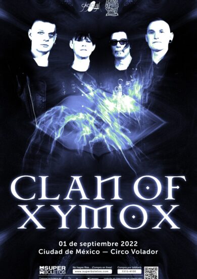 Precios y Horarios: Clan Of Xymox se presentará en el Circo Volador