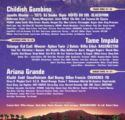 Mira la transmisión en vivo de Coachella