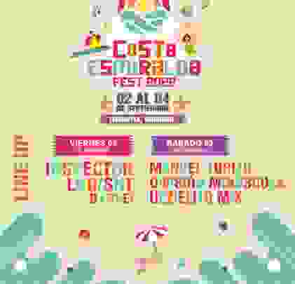 Checa el cartel de Costa Esmeralda Fest 2022