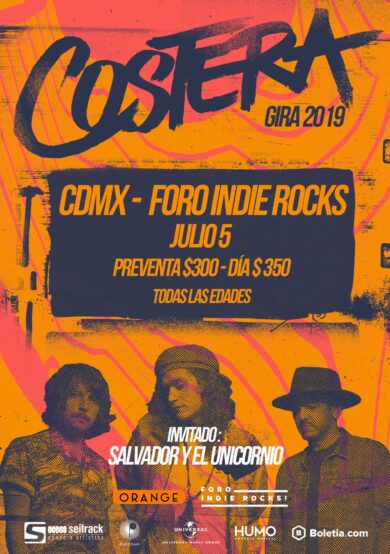 CANCELADO: Costera se presentará en el Foro Indie Rocks!