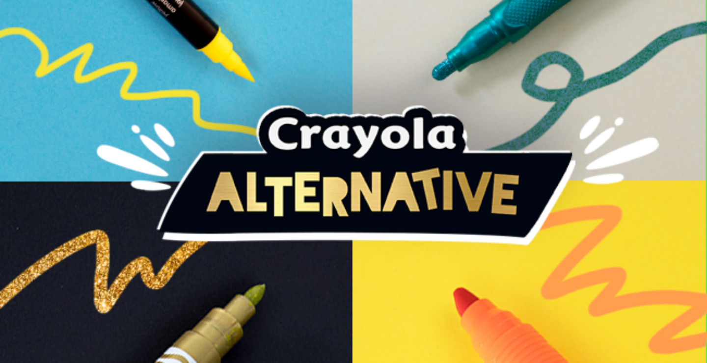 Conoce la línea Crayola Alternative y gana un kit