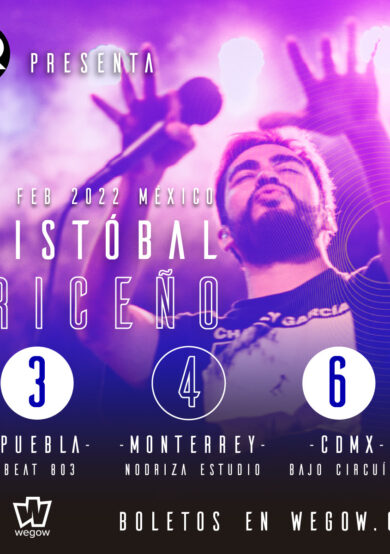 Cristóbal Briceño ofrecerá tres conciertos en México