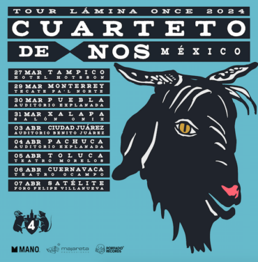 El Cuarteto de Nos dará tour por México