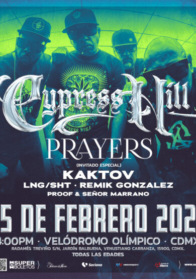 Cypress Hill llegará a CDMX con Prayers y Lng/Sht