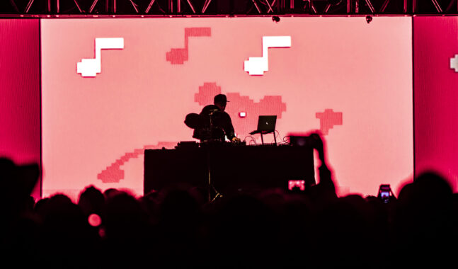 DJ Shadow en el Pabellón del Palacio de los Deportes