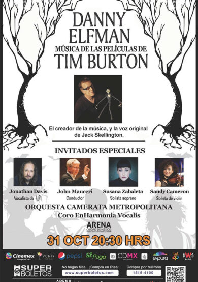 Danny Elfman musicalizará a Tim Burton en México