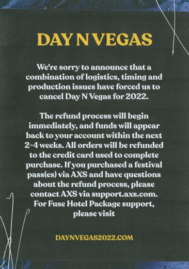 CANCELADO: Day N Vegas 2022