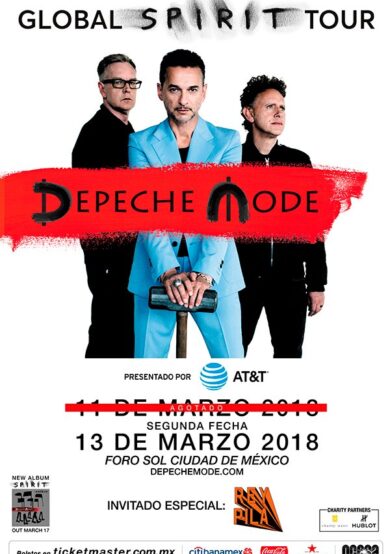 Depeche Mode se presentará en el Foro Sol en 2018