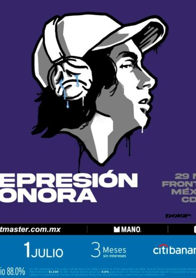 PRECIOS: Depresión Sonora dará un show en el Frontón México