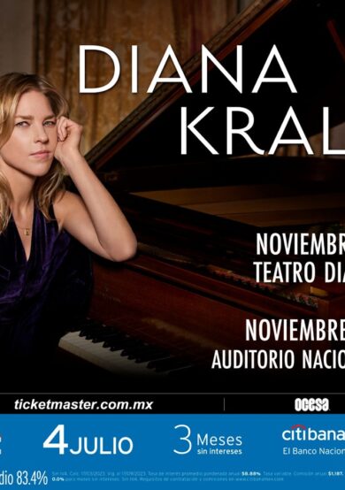 Diana Krall regresa al Auditorio Nacional