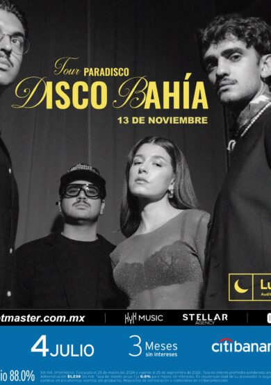 PRECIOS: Disco Bahía dará un show en el Lunario del Auditorio Nacional