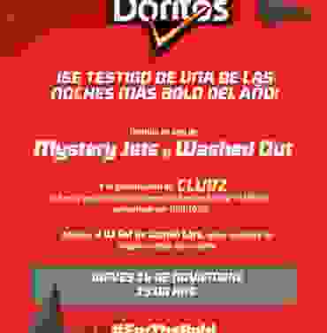 Gana tu acceso doble + meet and greet para la fiesta de Doritos® EMERGE