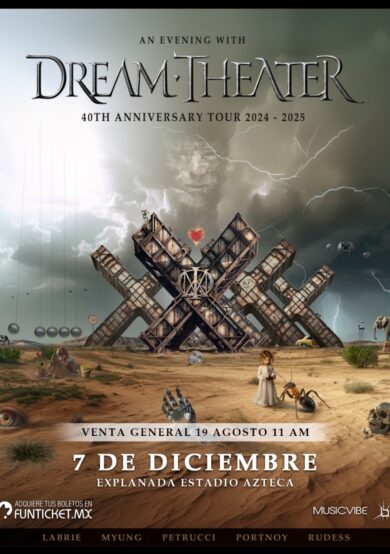 PRECIOS: Dream Theater llegará a la Explanada del Estadio Azteca