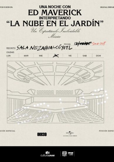 SOLD OUT: Ed Maverick llegará a la Sala Nezahualcóyotl