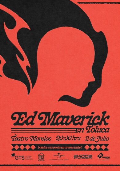 Ed Maverick se presentará en el Teatro Morelos de Toluca