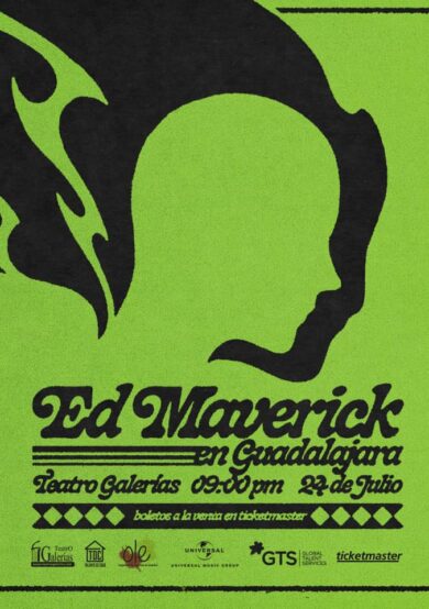 Ed Maverick se presentará en Teatro Galerías de Zapopan