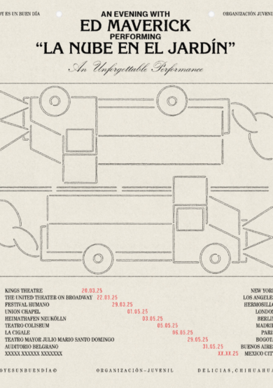 Ed Maverick anuncia el tour, 'La Nube en el Jardín'