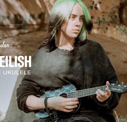 Billie Eilish lanza su propio ukelele en colaboración con Fender