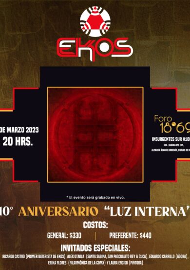 Ekos celebrará el décimo aniversario de 'Luz Interna'