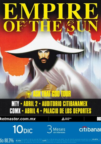 PRECIOS: Empire of the Sun llegará al Palacio de los Deportes