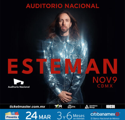 El Auditorio Nacional recibirá a Esteman