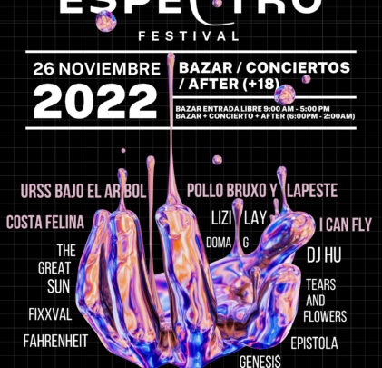 El Festival Espectro 2022 llegará a la CDMX
