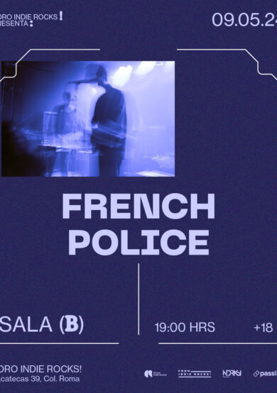 French Police llegará al Foro Indie Rocks!