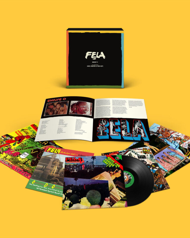 Fela Kuti complete works CDボックスセット Se estrenará box set de Fela Kuti curado por Chris Martin