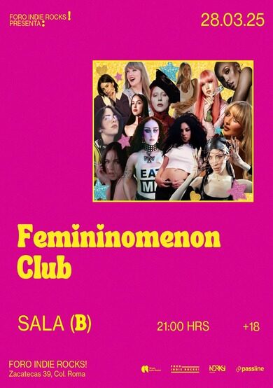 Femininomenon Club llega al Foro Indie Rocks!