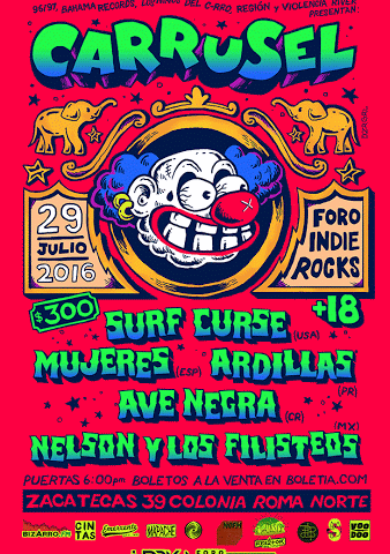 Festival Carrusel en el Foro Indie Rocks!